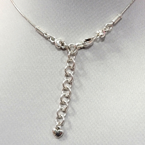 RARE RETIRED BRIGHTON DIVINITY HEART REVERSIBLE PENDENT NECKLACE RETIRED - Picture 6 of 6